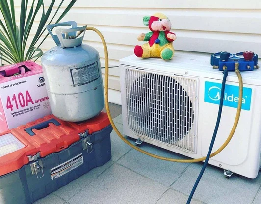Дозаправка сплит-системы хладогентом R410,R32 или R22